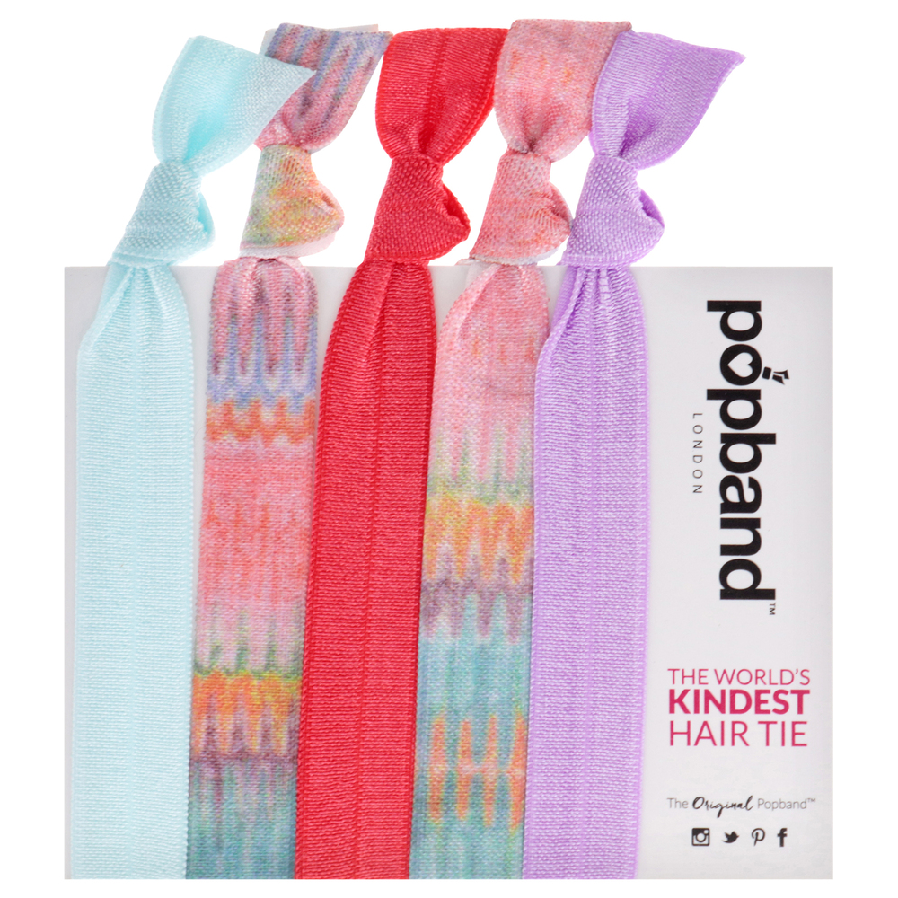 Hair Tie - Summer Breeze by Popband for Women - 5 Pc Hair Bands